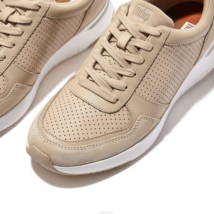 bărbați 8T84T349 bej piatra pantofi sport anatomiflex din amestec de piele Fitflop