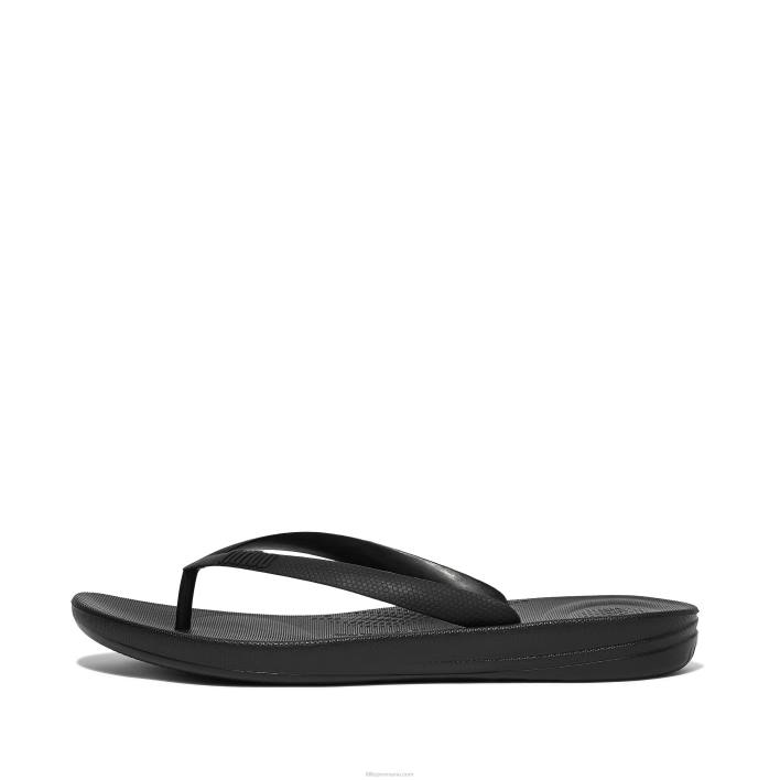 bărbați 8T84T203 negru iqushion șlapi ergonomici Fitflop