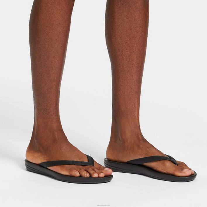 bărbați 8T84T203 negru iqushion șlapi ergonomici Fitflop