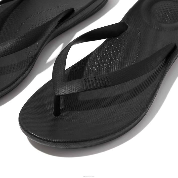 bărbați 8T84T203 negru iqushion șlapi ergonomici Fitflop