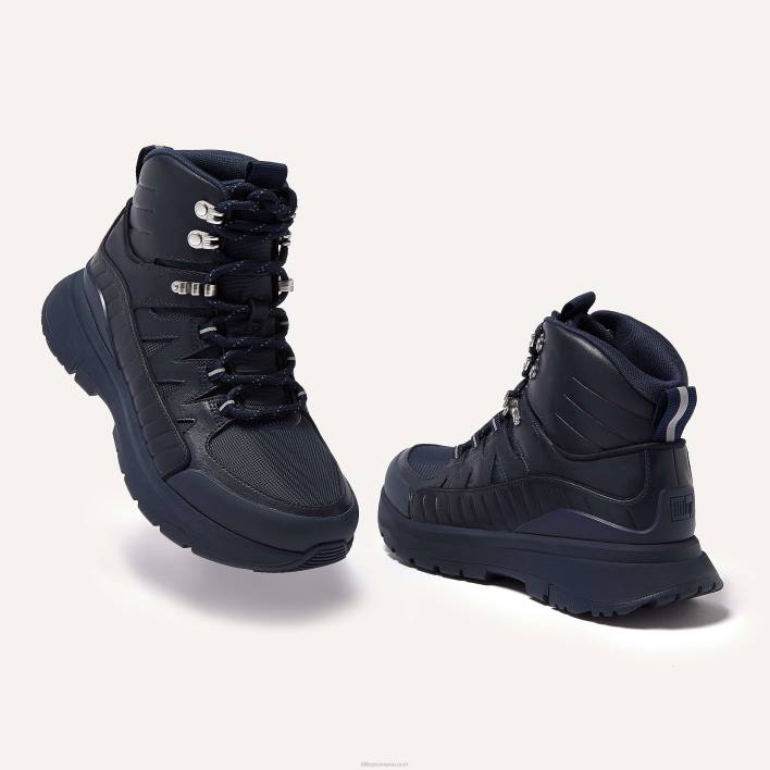 femei 8T84T298 toate marinele cizme de mers cu amestec de piele neo-d-hyker Fitflop