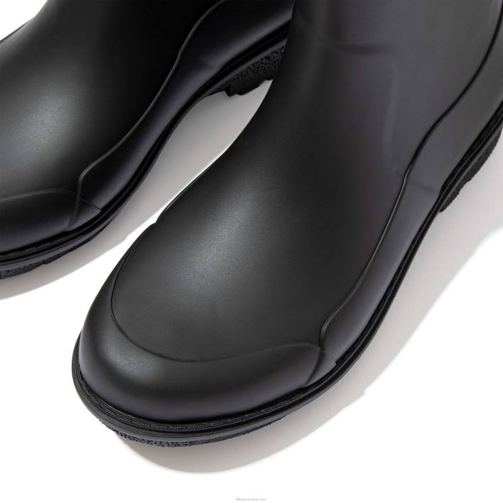 femei 8T84T314 tot negru cizme wellington foarte înalte Fitflop