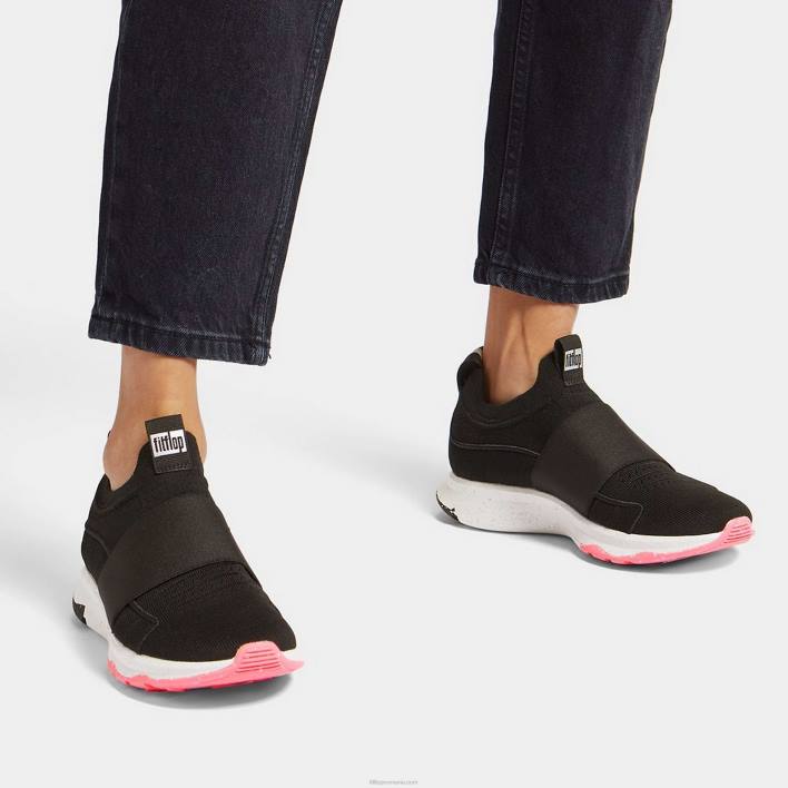 femei 8T84T235 amestec negru pantofi sport elastic tricot vitamin ff e01 Fitflop