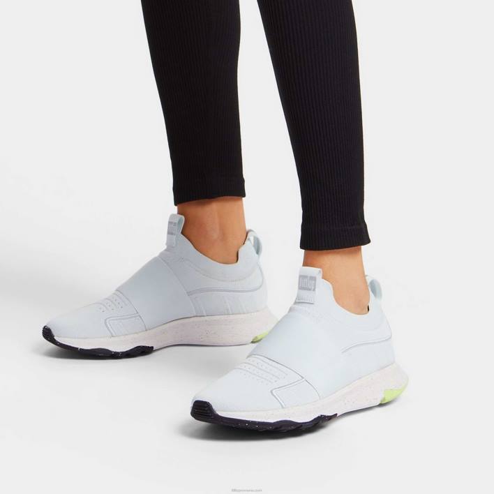 femei 8T84T236 albastru spuma de mare pantofi sport elastic tricot vitamin ff e01 Fitflop