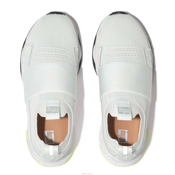 femei 8T84T236 albastru spuma de mare pantofi sport elastic tricot vitamin ff e01 Fitflop