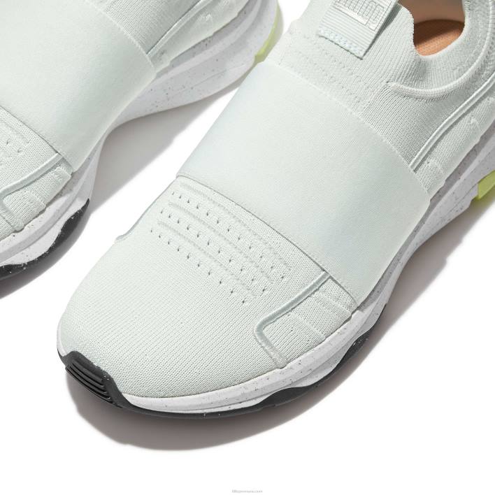 femei 8T84T236 albastru spuma de mare pantofi sport elastic tricot vitamin ff e01 Fitflop