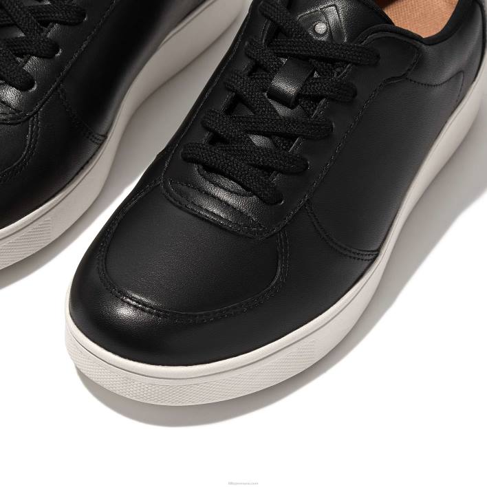 femei 8T84T239 negru pantofi de sport din piele de raliu Fitflop