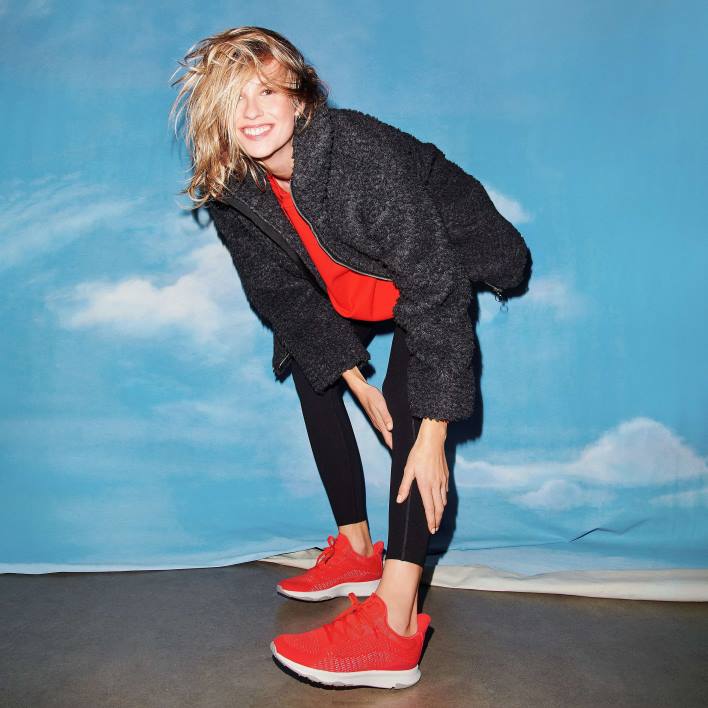 femei 8T84T240 portocaliu neon Antrenori sport din tricot reflectorizant vitamin ffx neon Fitflop