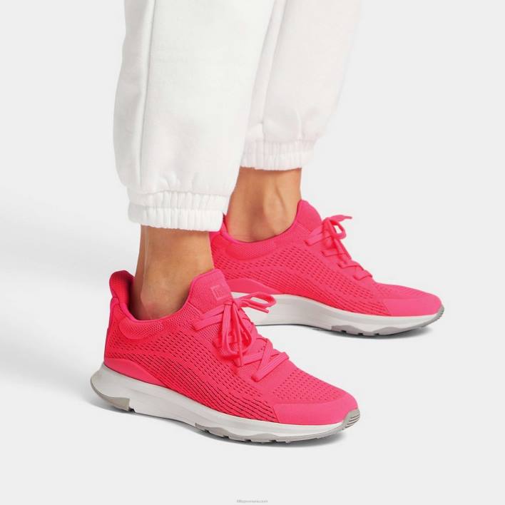 femei 8T84T241 roz pop Antrenori sport din tricot reflectorizant vitamin ffx neon Fitflop
