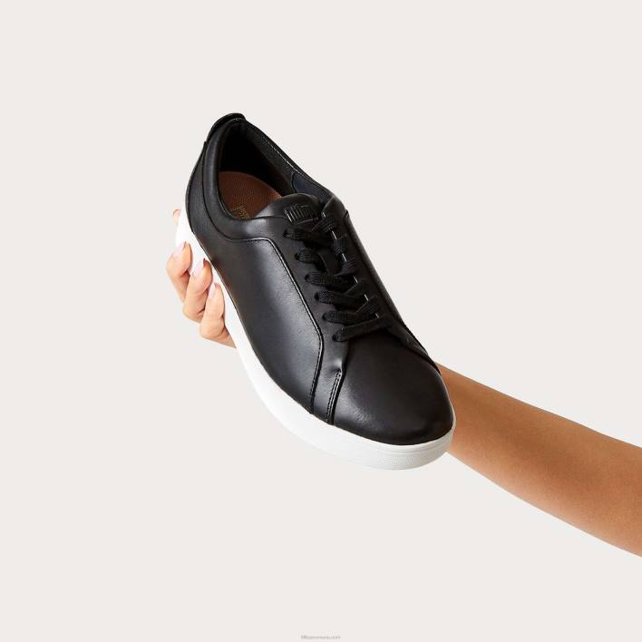 femei 8T84T249 negru pantofi sport din piele de raliu Fitflop