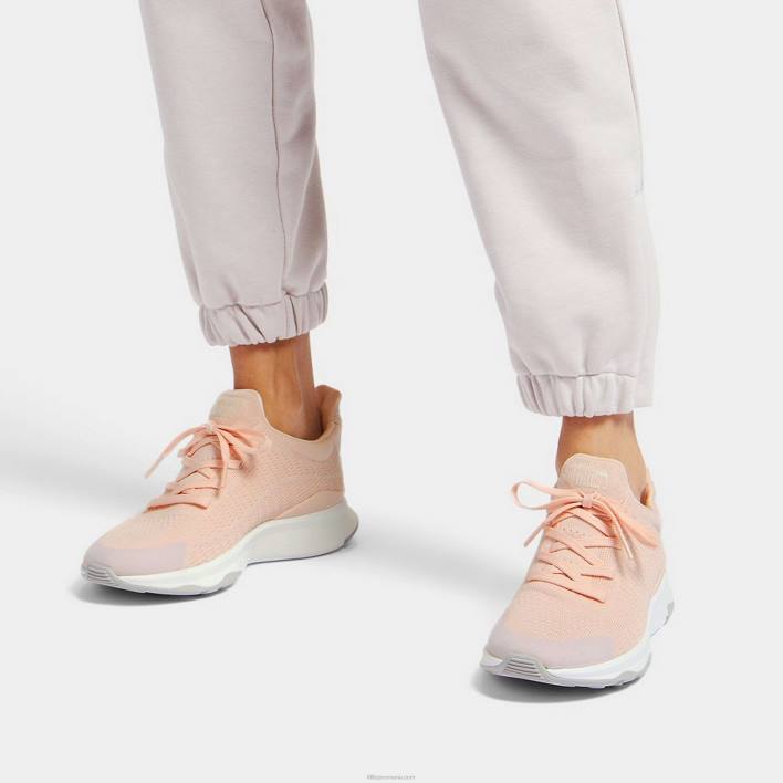 femei 8T84T255 amestec de spumă de trandafiri Antrenori sport vitamin ffx tricot Fitflop