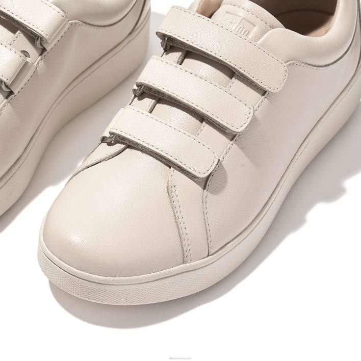 femei 8T84T262 bej piatra pantofi sport cu curele din piele de raliu Fitflop