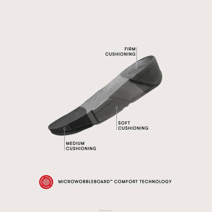 femei 8T84T344 tot negru mocasini superloafer din piele Fitflop