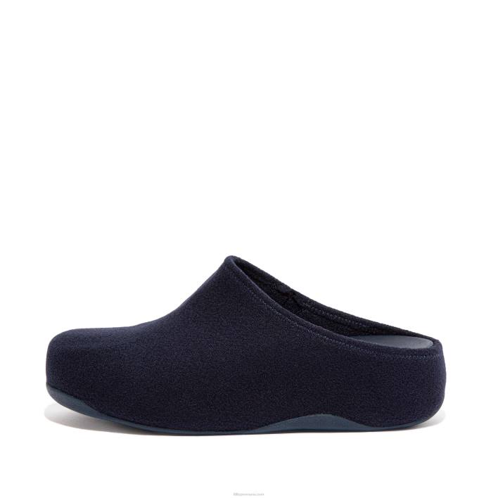 femei 8T84T320 marina de la miezul nopții shuv cushy felt clog papuci Fitflop