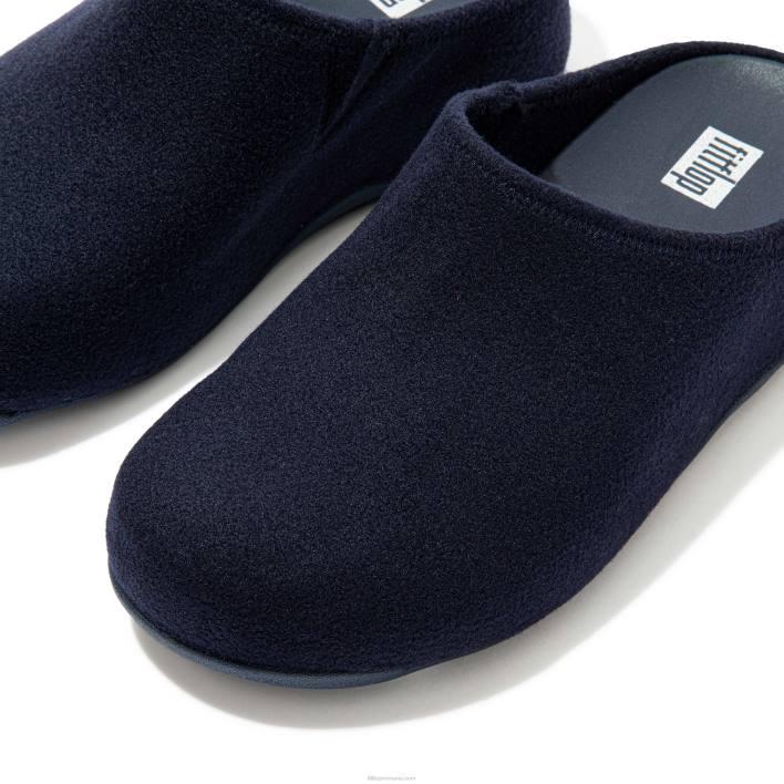 femei 8T84T320 marina de la miezul nopții shuv cushy felt clog papuci Fitflop