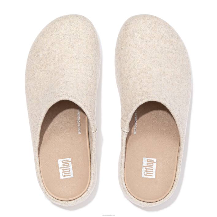 femei 8T84T321 fildeş shuv cushy felt clog papuci Fitflop