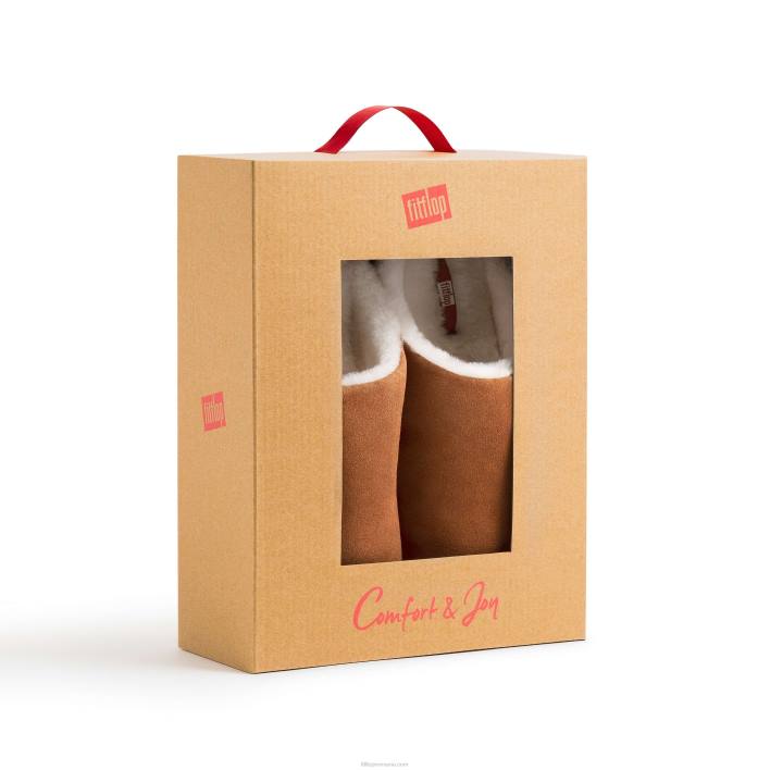 femei 8T84T322 bronz prăbușit papuci din piele intoarsa chrissie Fitflop