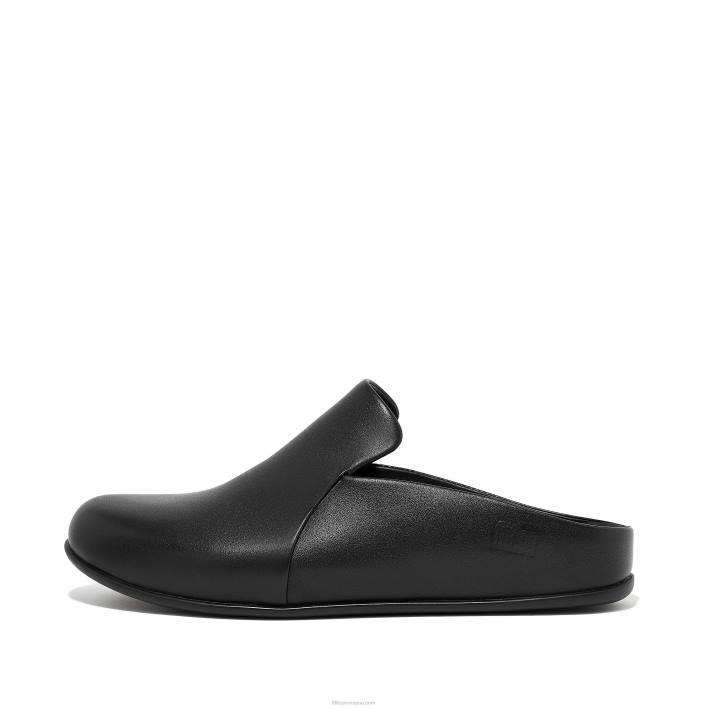 femei 8T84T326 tot negru papuci de piele chrissie ii haus Fitflop