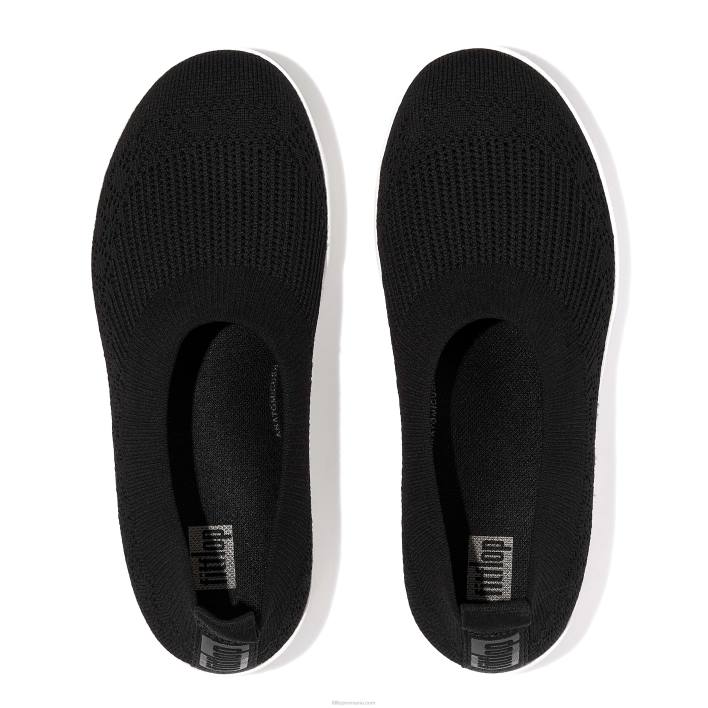 femei 8T84T291 negru pompe de balet uberknit Fitflop