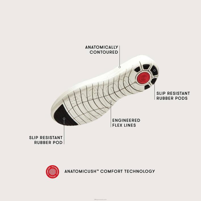 femei 8T84T291 negru pompe de balet uberknit Fitflop