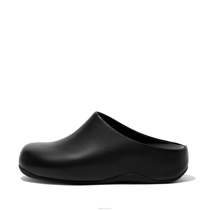 femei 8T84T329 negru saboți din piele shuv Fitflop