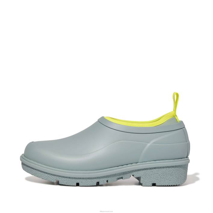 femei 8T84T342 albastru rece wonderclog neon-pop saboți impermeabili din cauciuc Fitflop
