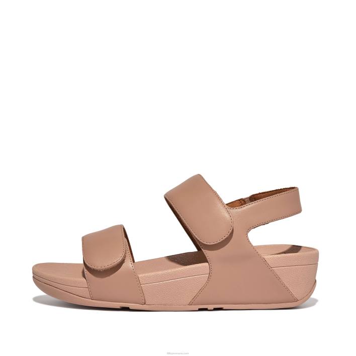 femei 8T84T56 bej sandale din piele reglabile lulu Fitflop