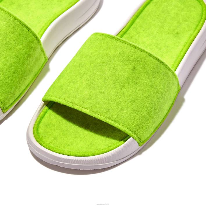 femei 8T84T176 galben electric iqushion e01 tobogane din pâslă neon Fitflop