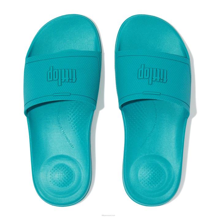femei 8T84T181 albastru tahiti tobogane de piscină iqushion Fitflop