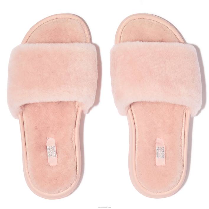 femei 8T84T198 sare roz tobogane din shearling iqushion Fitflop