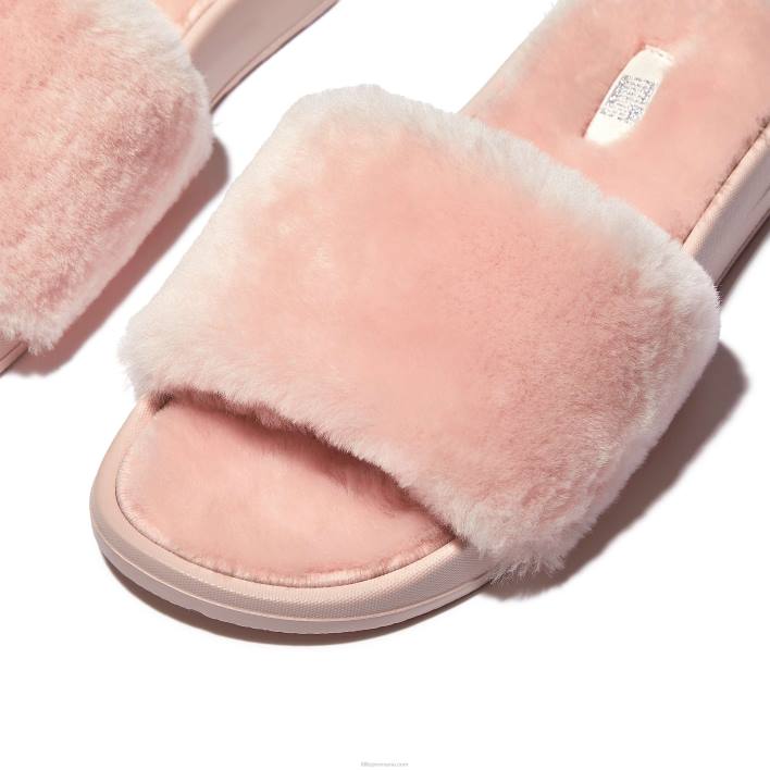 femei 8T84T198 sare roz tobogane din shearling iqushion Fitflop
