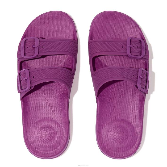 femei 8T84T91 miami violet glisiere cu cataramă iqushion cu două bare Fitflop