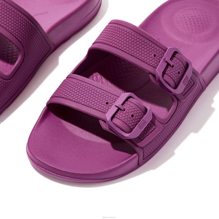 femei 8T84T91 miami violet glisiere cu cataramă iqushion cu două bare Fitflop
