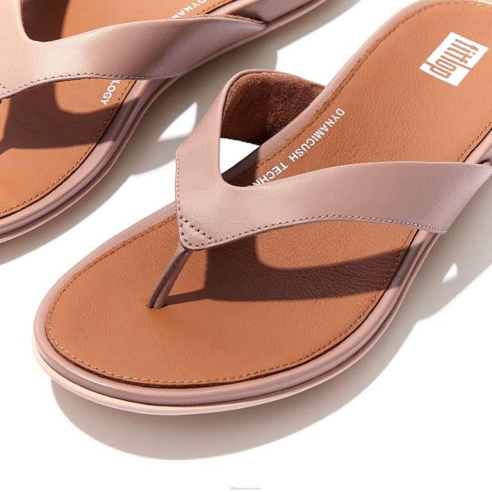 femei 8T84T10 roz moale flip flops din piele gracie Fitflop
