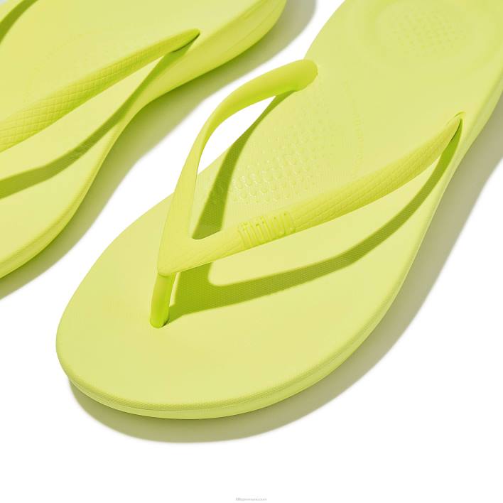femei 8T84T19 galben electric iqushion șlapi ergonomici Fitflop
