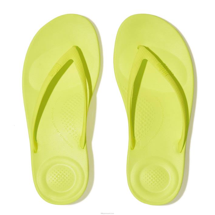 femei 8T84T19 galben electric iqushion șlapi ergonomici Fitflop