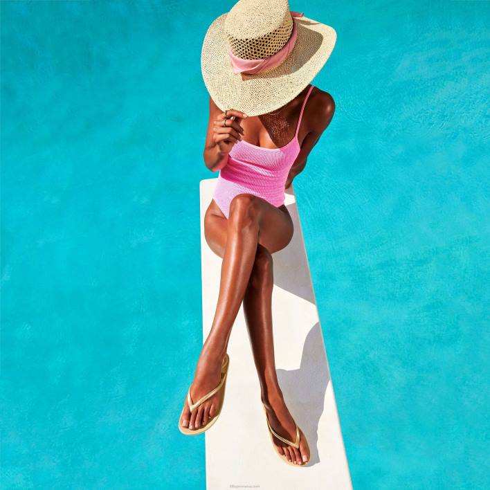 femei 8T84T23 aur iqushion șlapi ergonomici Fitflop