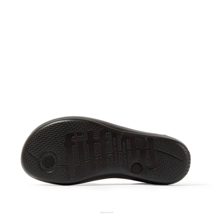 femei 8T84T25 tot negru iqushion șlapi ergonomici Fitflop