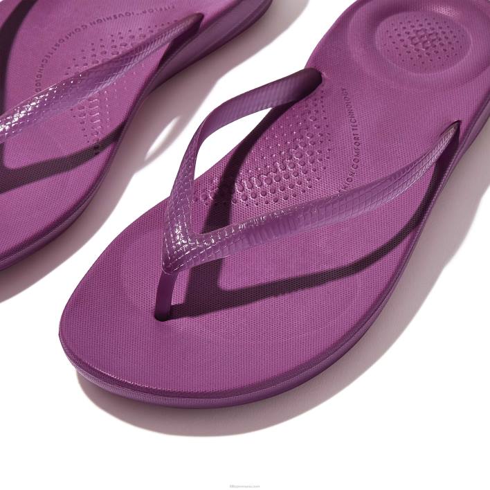 femei 8T84T35 miami violet iqushion șlapi transparente Fitflop