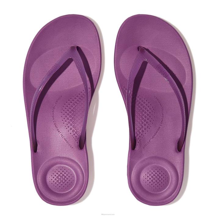 femei 8T84T35 miami violet iqushion șlapi transparente Fitflop